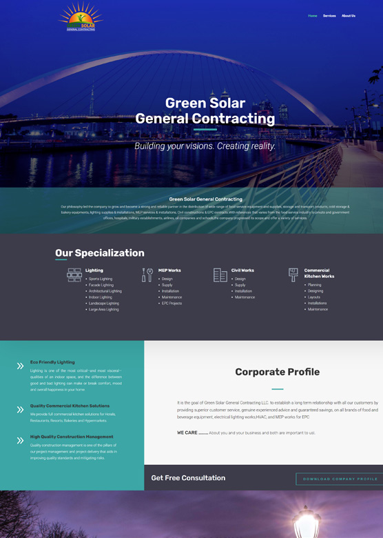 GSGCME website front page