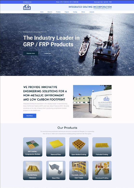 IGI UGT website front page
